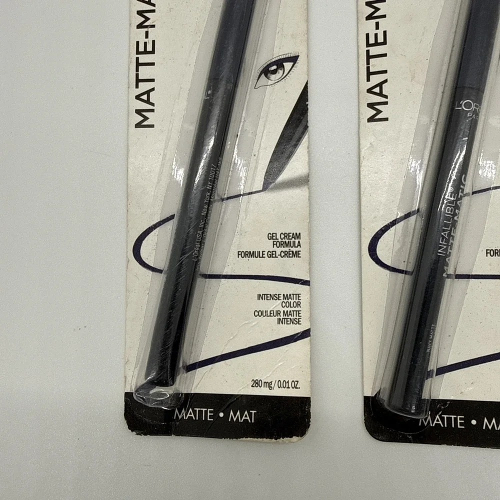 2x L'Oréal Paris Infallible Matte-Matic Mechanical Eyeliner #515-Matte Navy